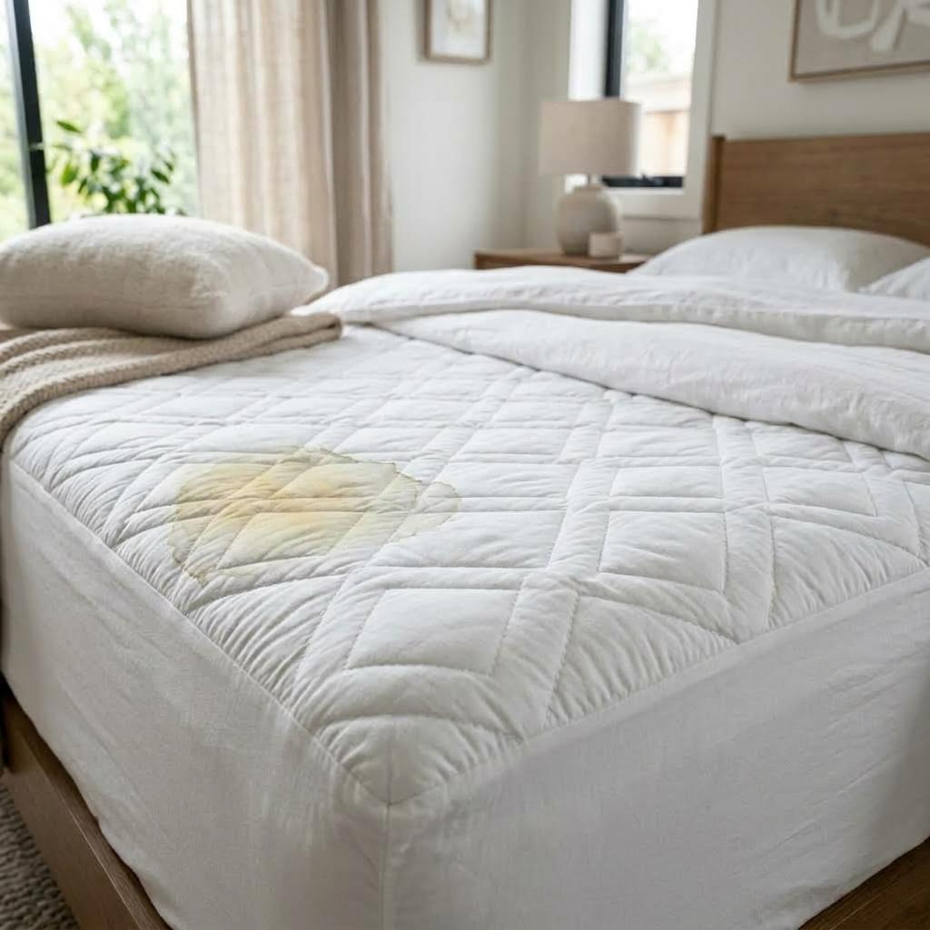 Before — Memory Foam Mattress Tea & Spill Cleaning